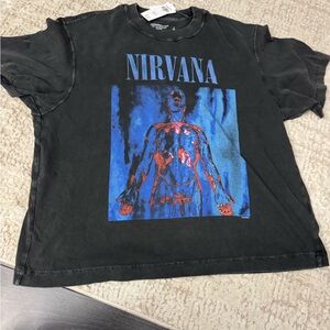 Nirvana Black Graphic T-Shirt
